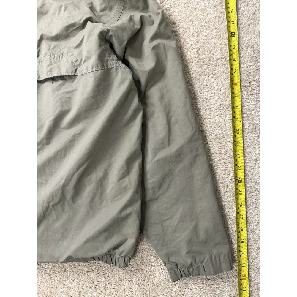 Columbia Sportswear Windbreaker Jacket Y2K XL Olive Green‎ Lightweight Full Zip